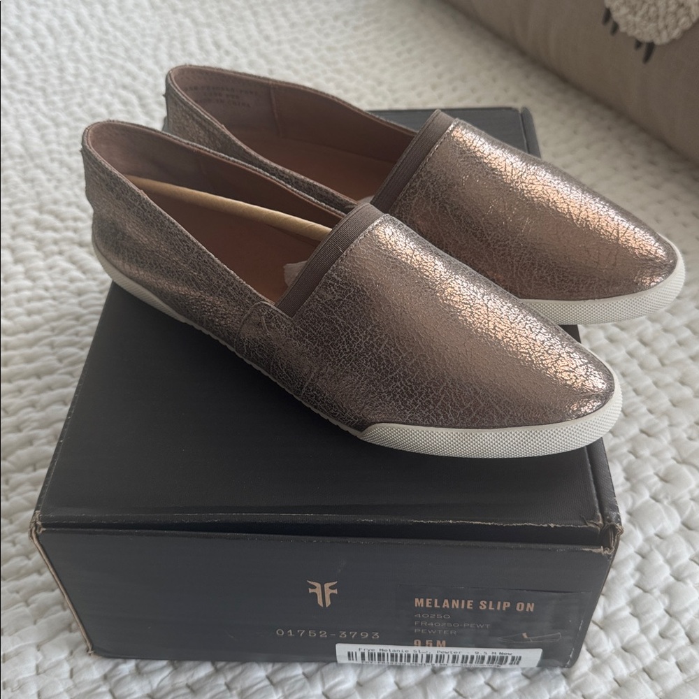 Frye Melanie Slip-On in Pewter - Picture 8 of 8